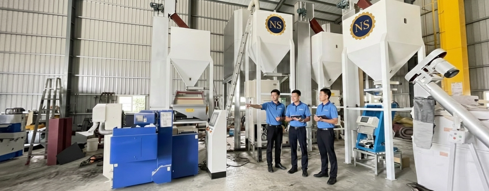 能祥精機｜客製化機械設備專家｜白米礱穀流程設備