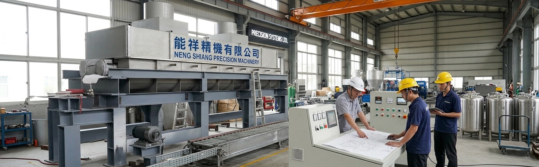 能祥精機｜客製化機械設備專家｜連續式烘乾機