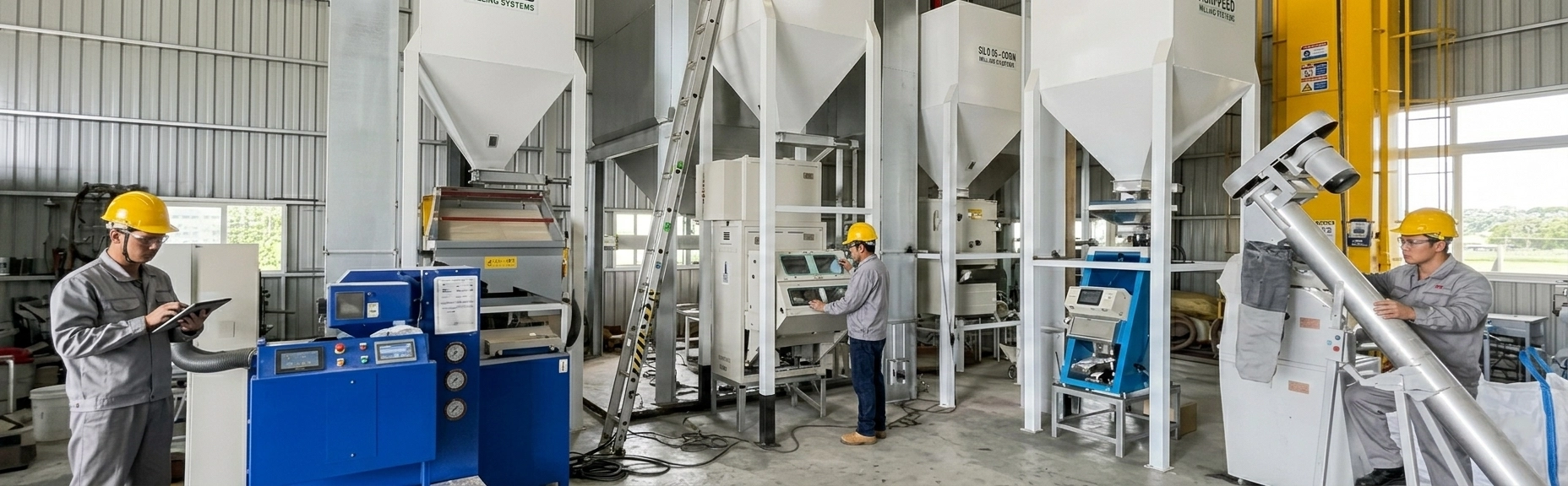 能祥精機｜客製化機械設備專家｜白米礱穀流程設備